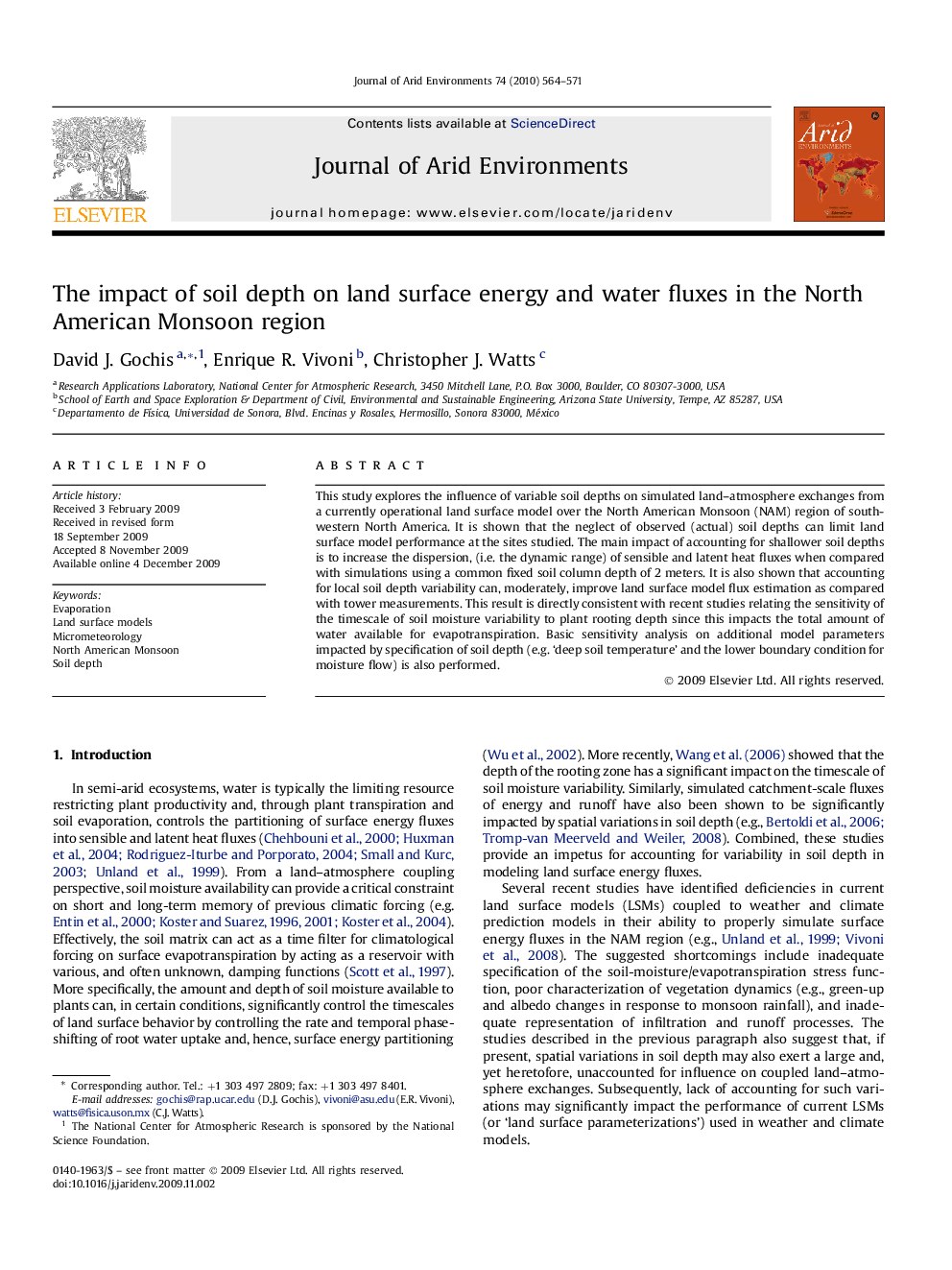 The impact of soil depth on land surface energy and water fluxes in the North American Monsoon region