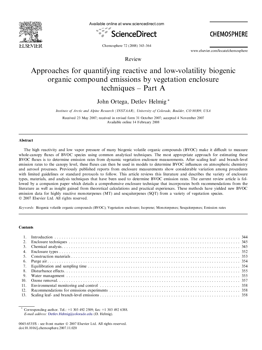 Approaches for quantifying reactive and low-volatility biogenic organic compound emissions by vegetation enclosure techniques – Part A