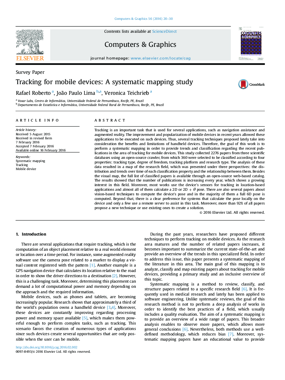 ردیابی برای دستگاه های تلفن همراه: مطالعه نقشه برداری سیستماتیک