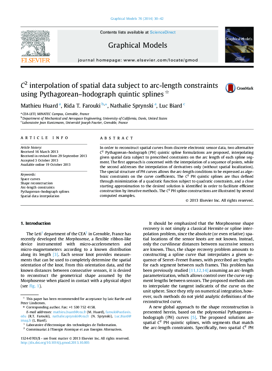 C2 interpolation of spatial data subject to arc-length constraints using Pythagorean–hodograph quintic splines 