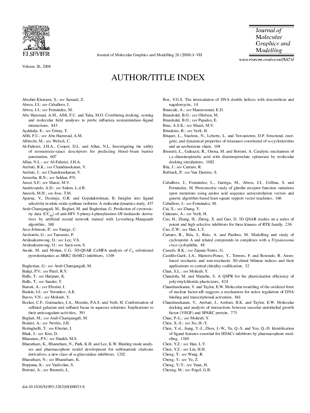 Author Index