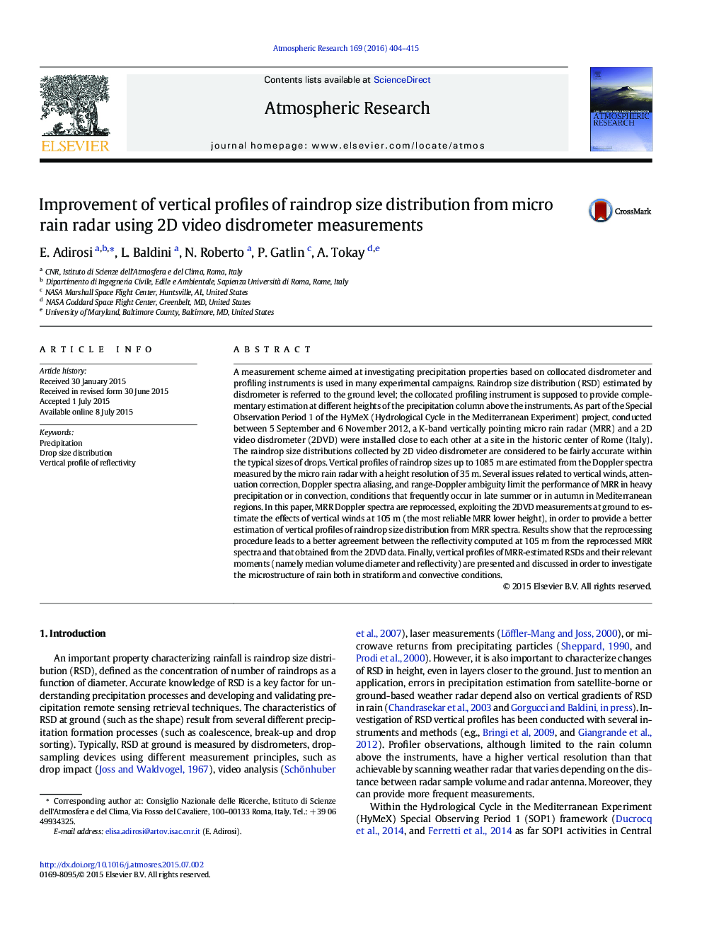 Improvement of vertical profiles of raindrop size distribution from micro rain radar using 2D video disdrometer measurements