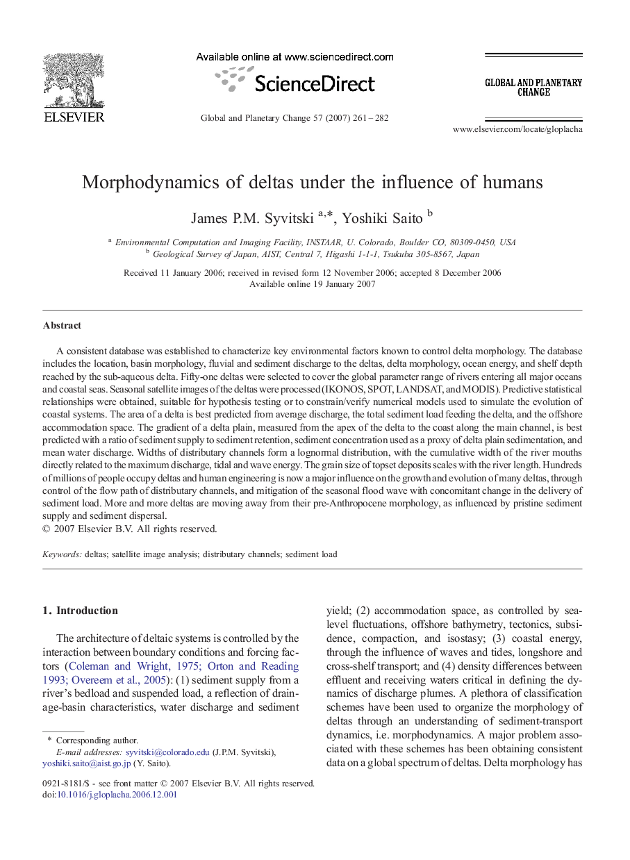 Morphodynamics of deltas under the influence of humans