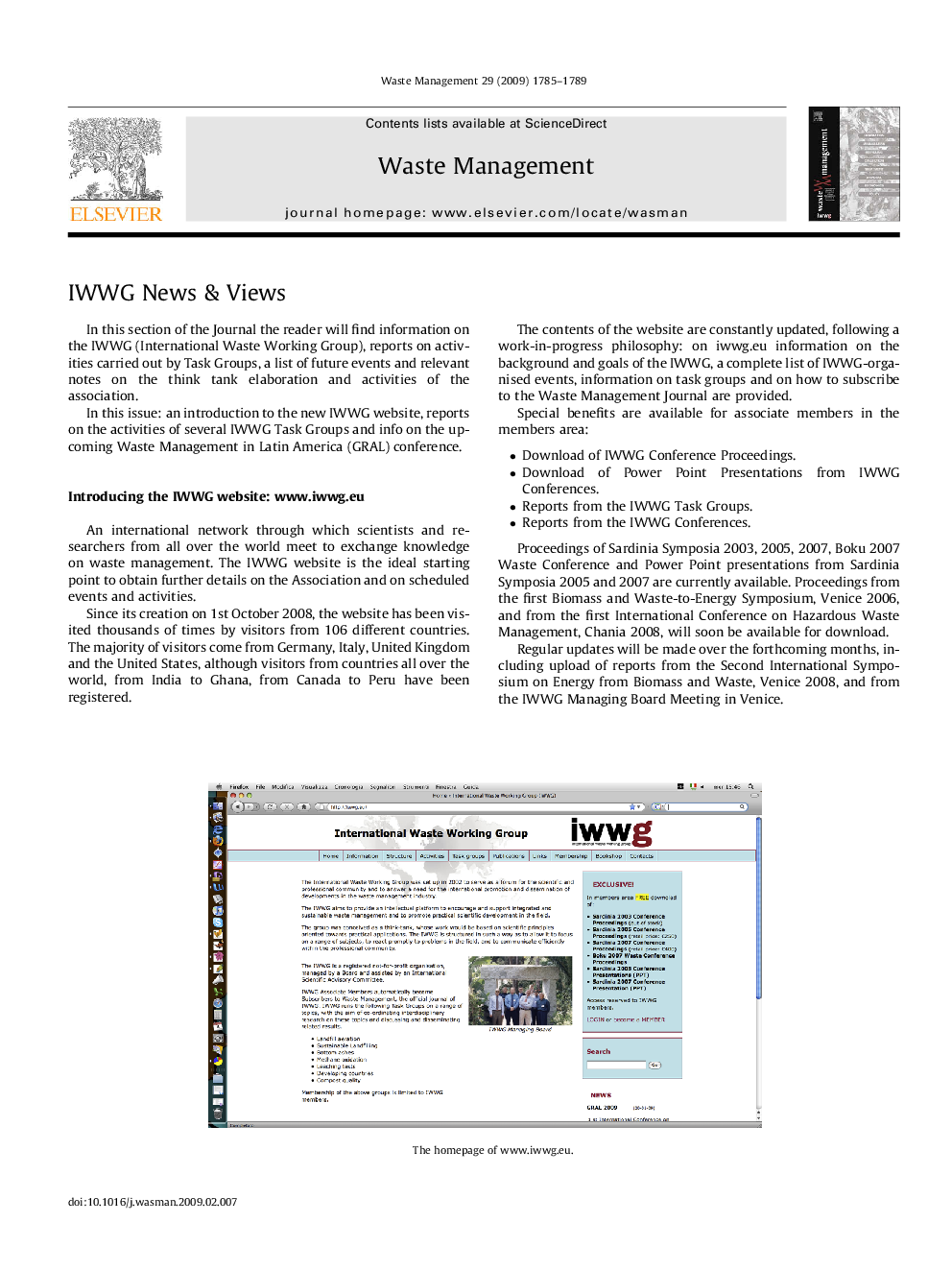 IWWG News & Views