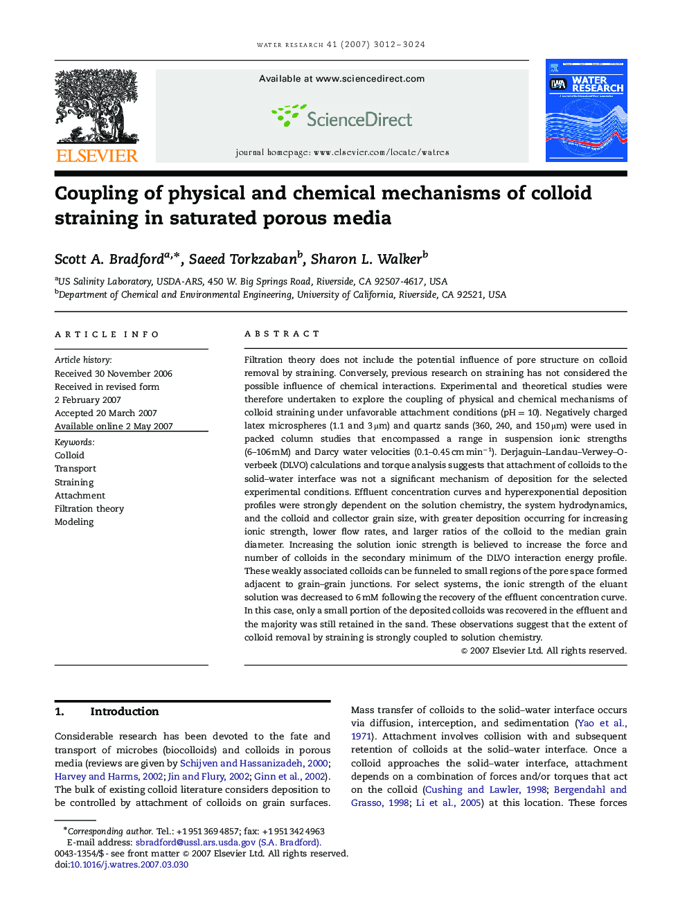 Coupling of physical and chemical mechanisms of colloid straining in saturated porous media