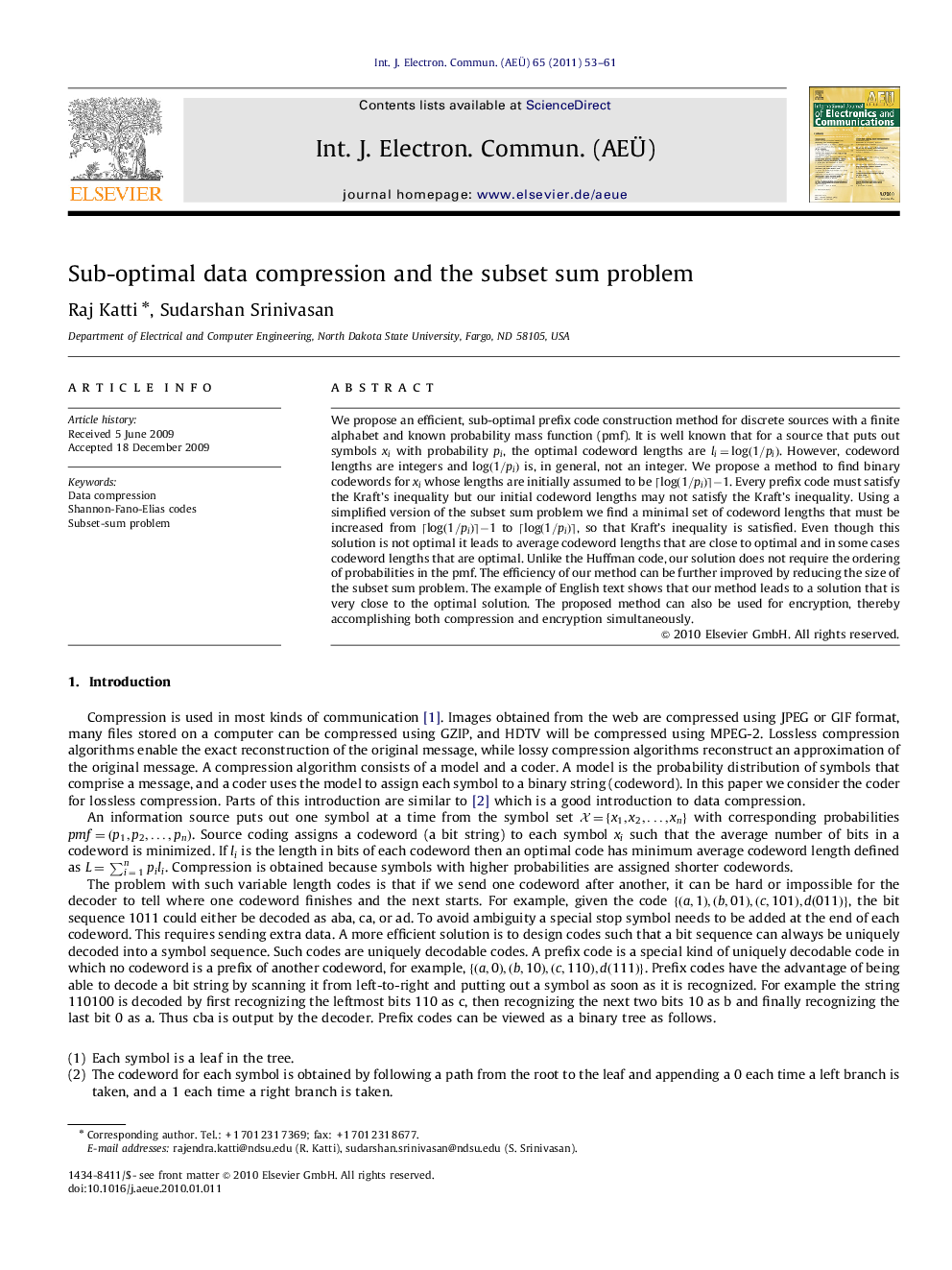 Sub-optimal data compression and the subset sum problem