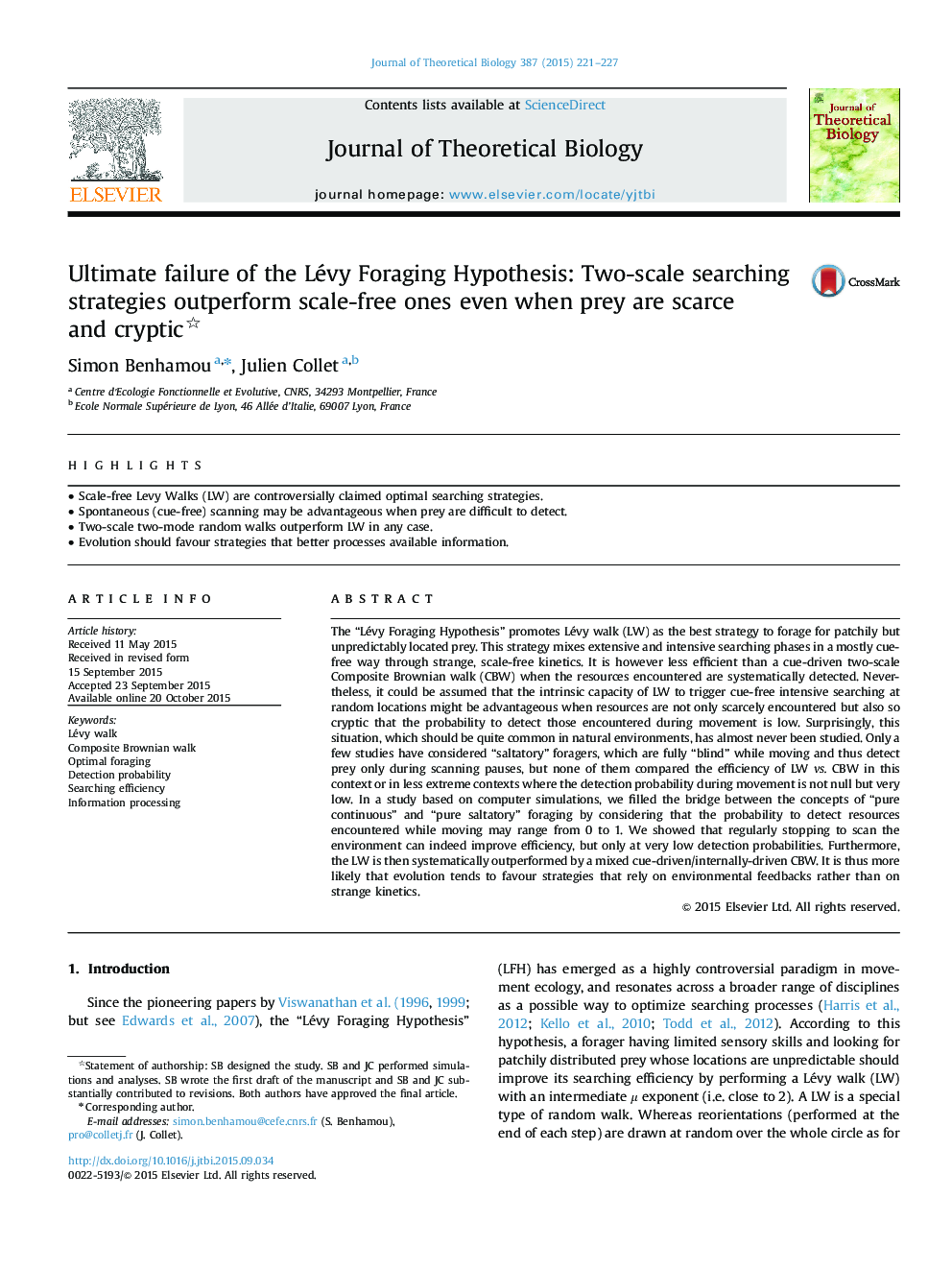 Ultimate failure of the Lévy Foraging Hypothesis: Two-scale searching strategies outperform scale-free ones even when prey are scarce and cryptic 