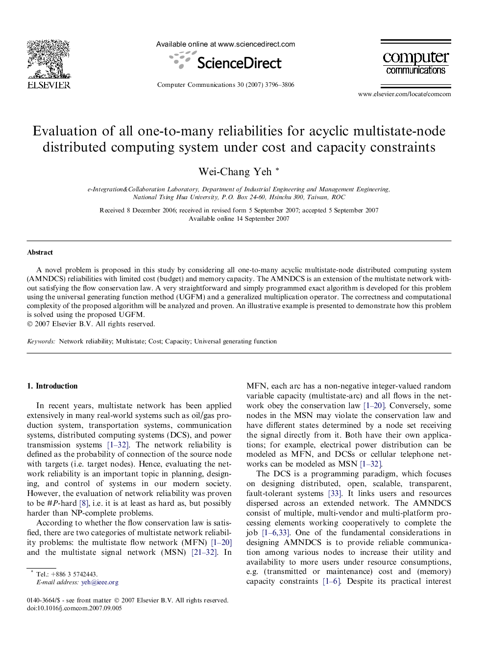 Evaluation of all one-to-many reliabilities for acyclic multistate-node distributed computing system under cost and capacity constraints