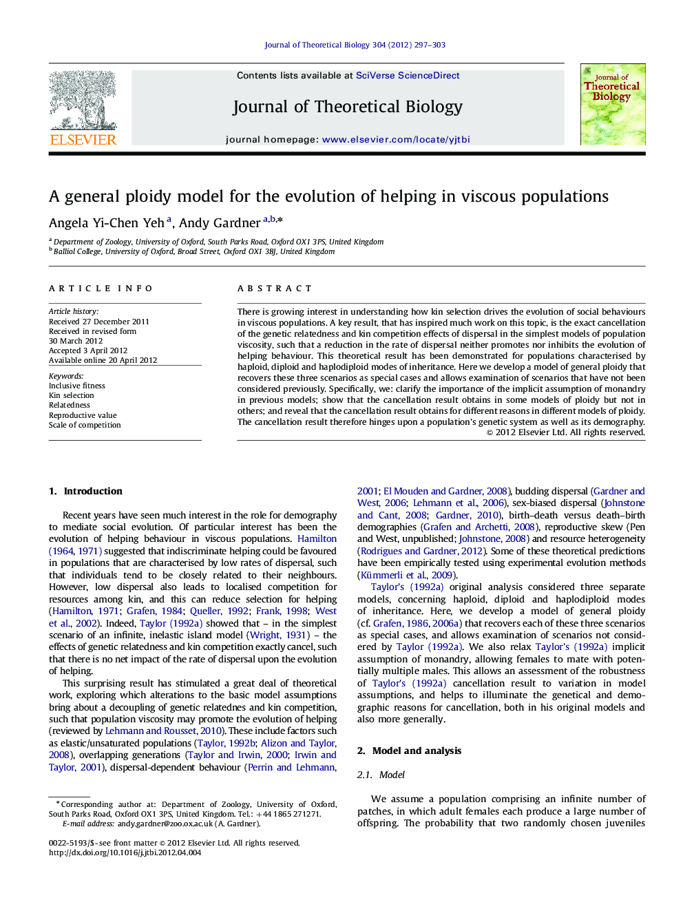 A general ploidy model for the evolution of helping in viscous populations