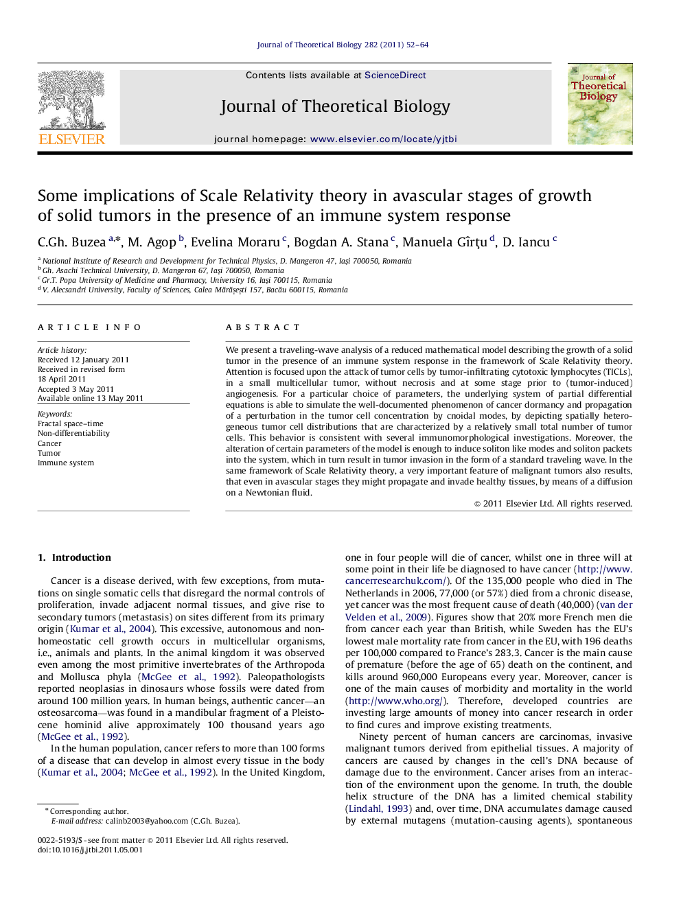 Some implications of Scale Relativity theory in avascular stages of growth of solid tumors in the presence of an immune system response