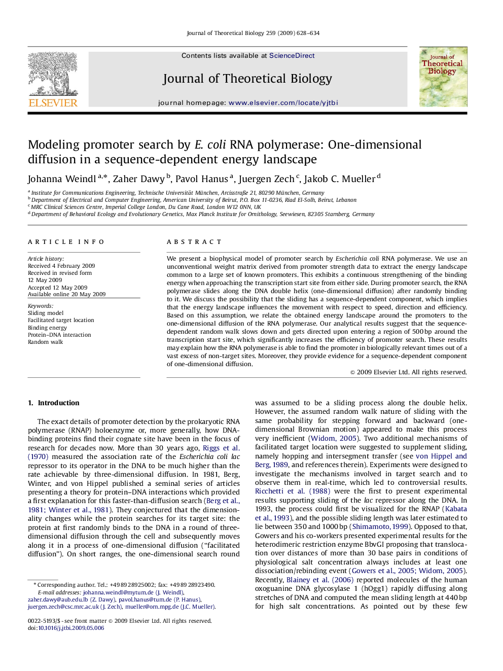 Modeling promoter search by E. coli RNA polymerase: One-dimensional diffusion in a sequence-dependent energy landscape