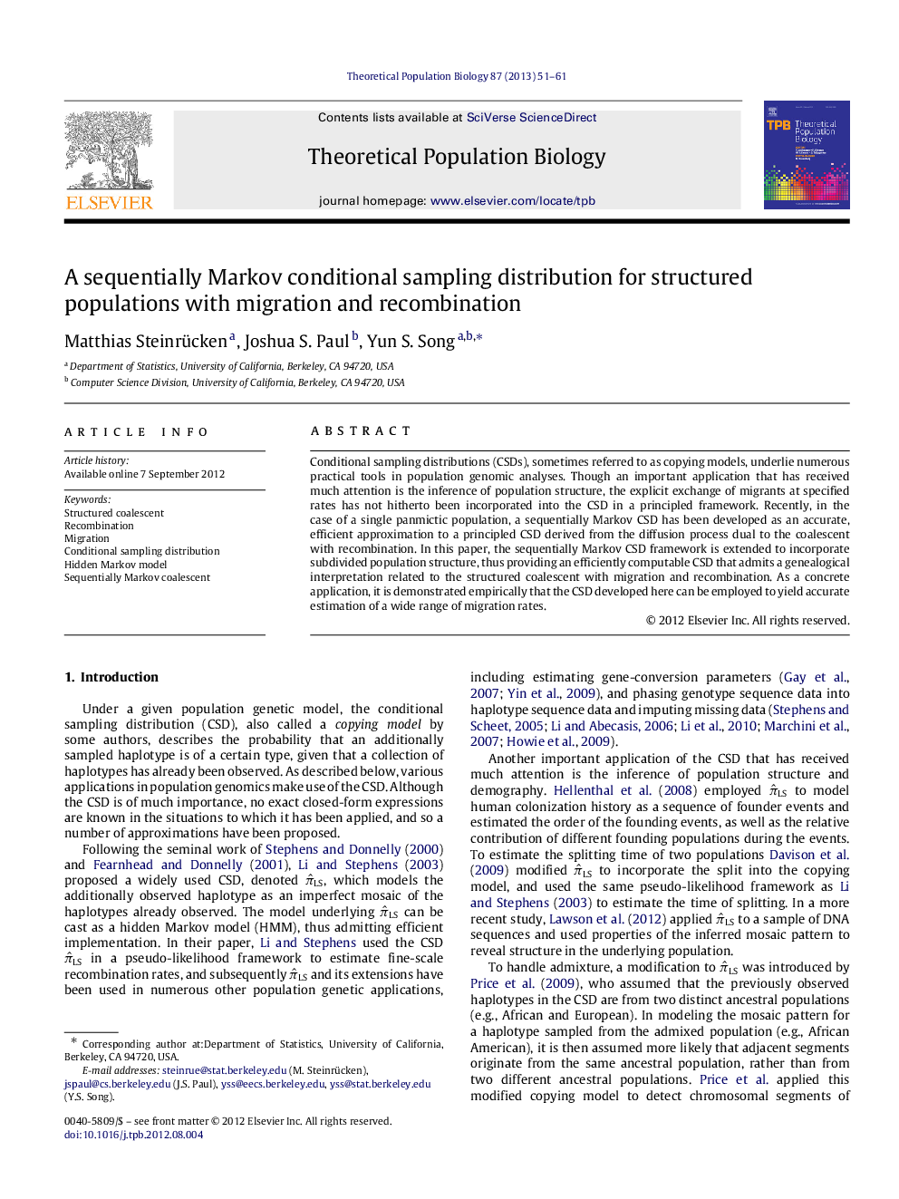 A sequentially Markov conditional sampling distribution for structured populations with migration and recombination