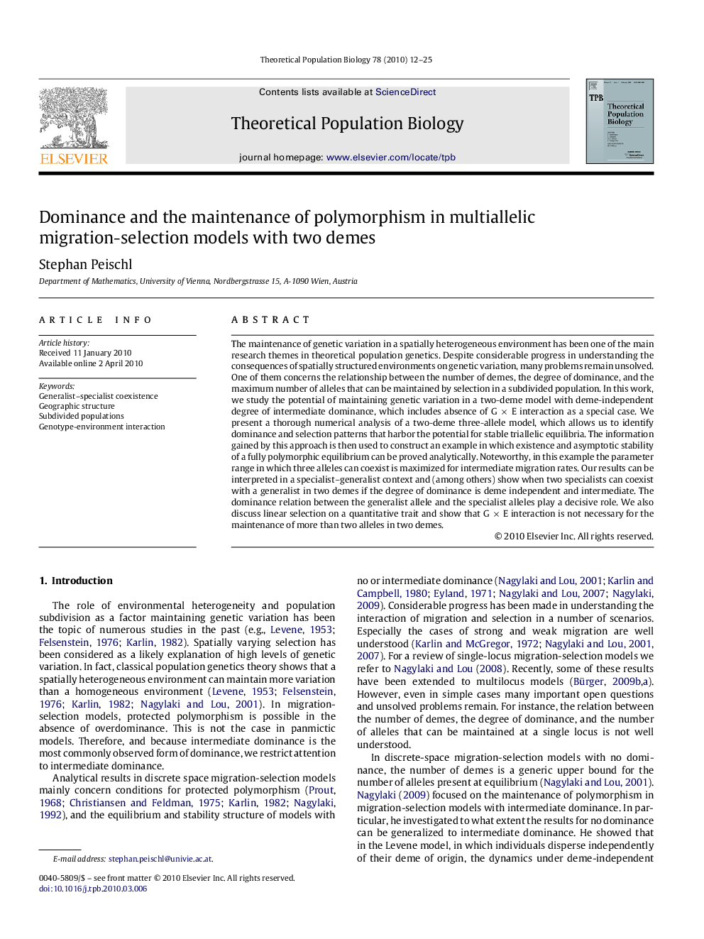 Dominance and the maintenance of polymorphism in multiallelic migration-selection models with two demes