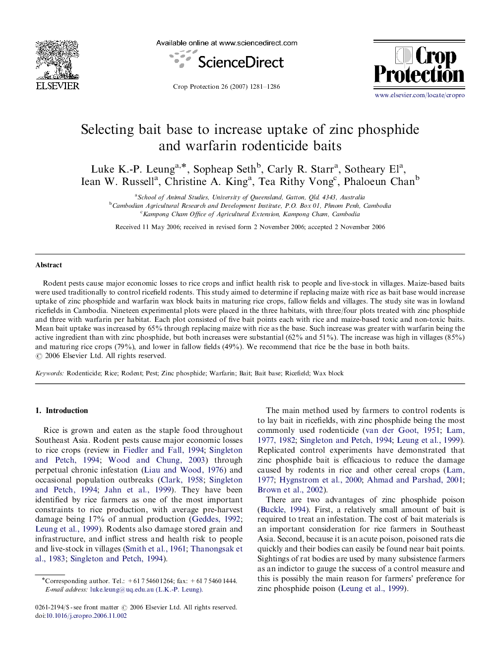 Selecting bait base to increase uptake of zinc phosphide and warfarin rodenticide baits