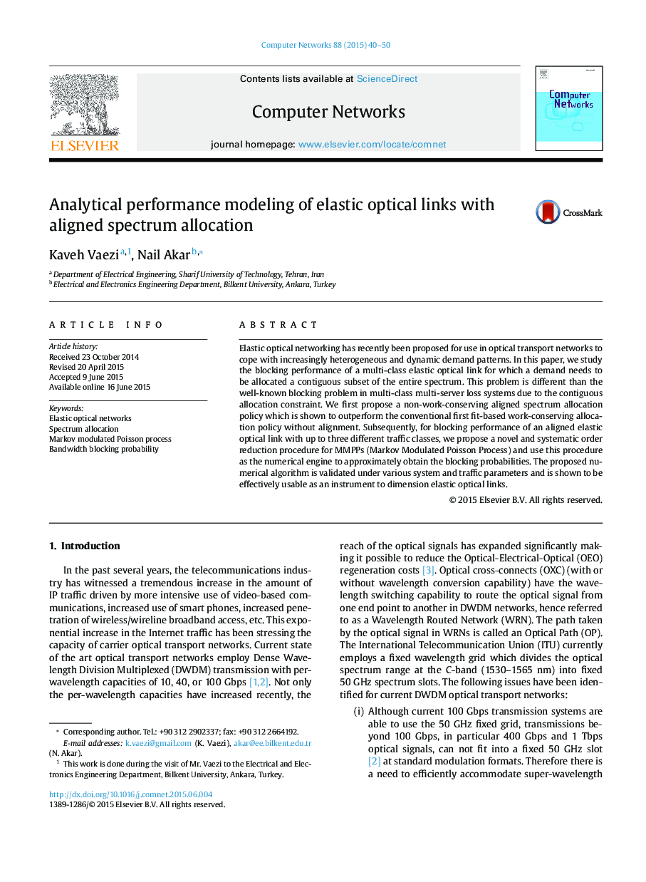 Analytical performance modeling of elastic optical links with aligned spectrum allocation