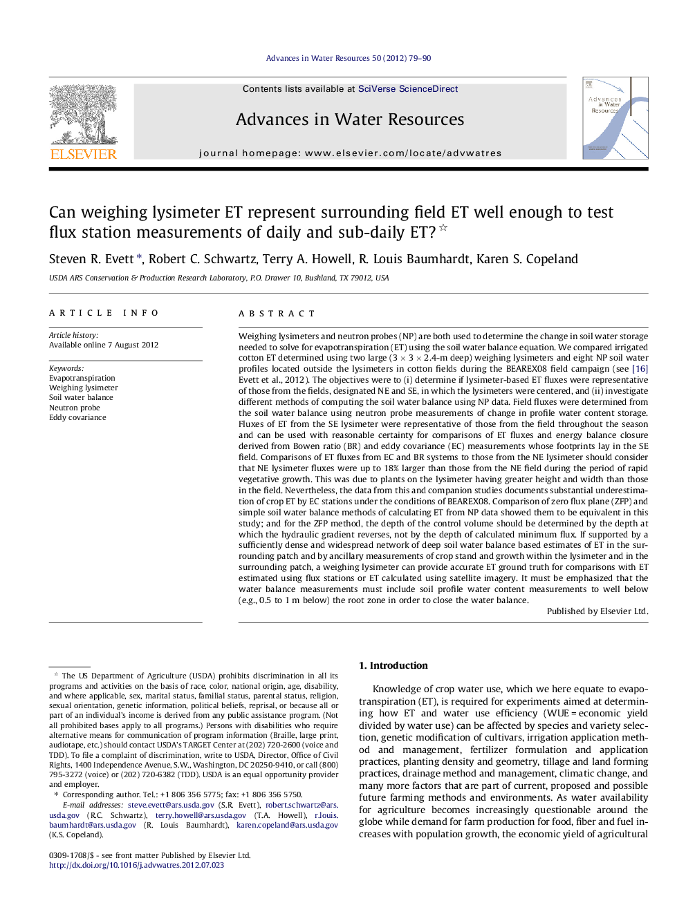 Can weighing lysimeter ET represent surrounding field ET well enough to test flux station measurements of daily and sub-daily ET?