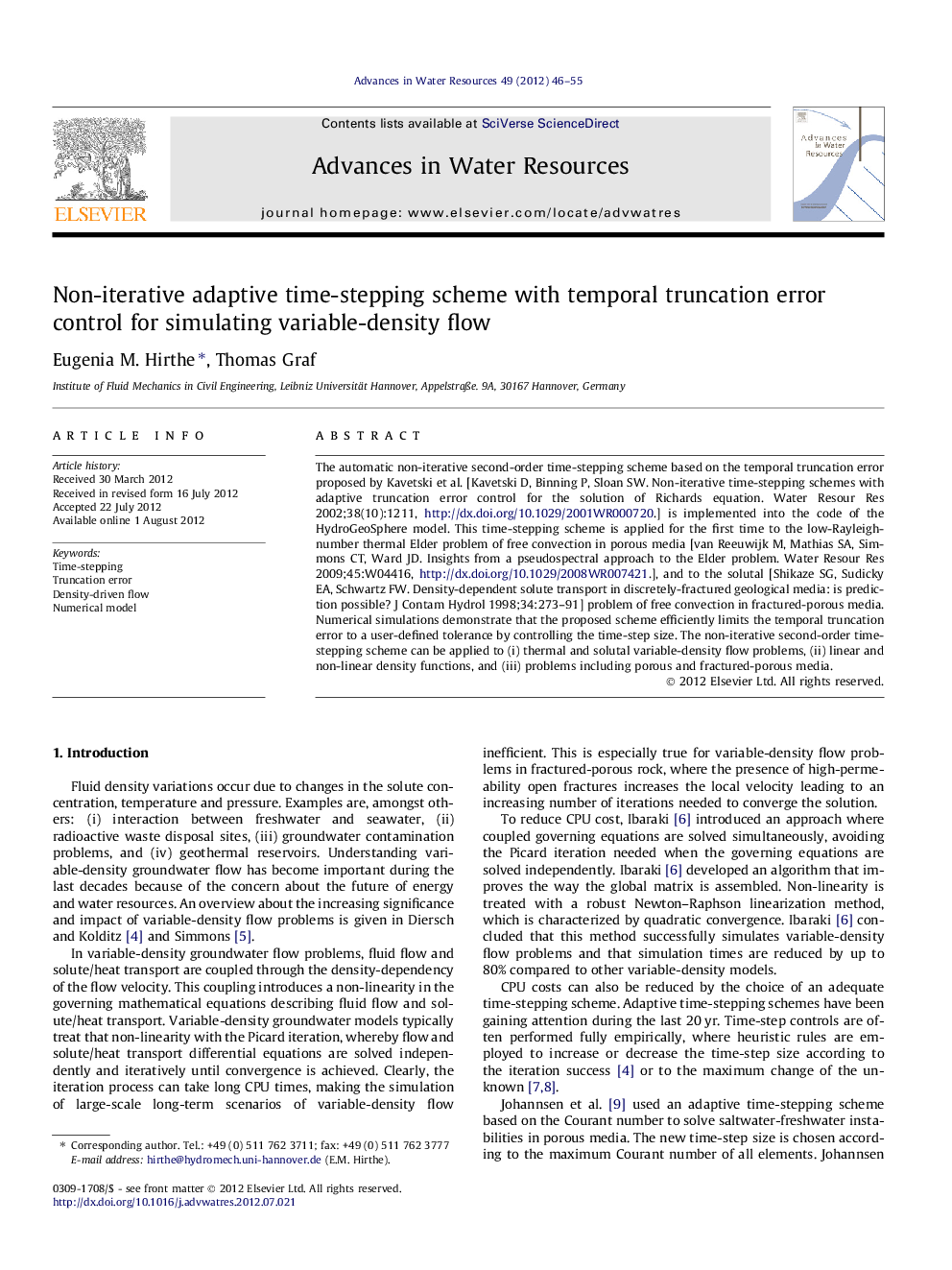 Non-iterative adaptive time-stepping scheme with temporal truncation error control for simulating variable-density flow