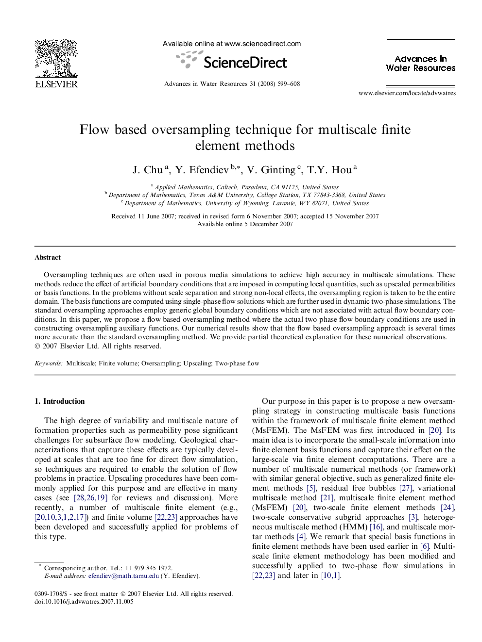 Flow based oversampling technique for multiscale finite element methods