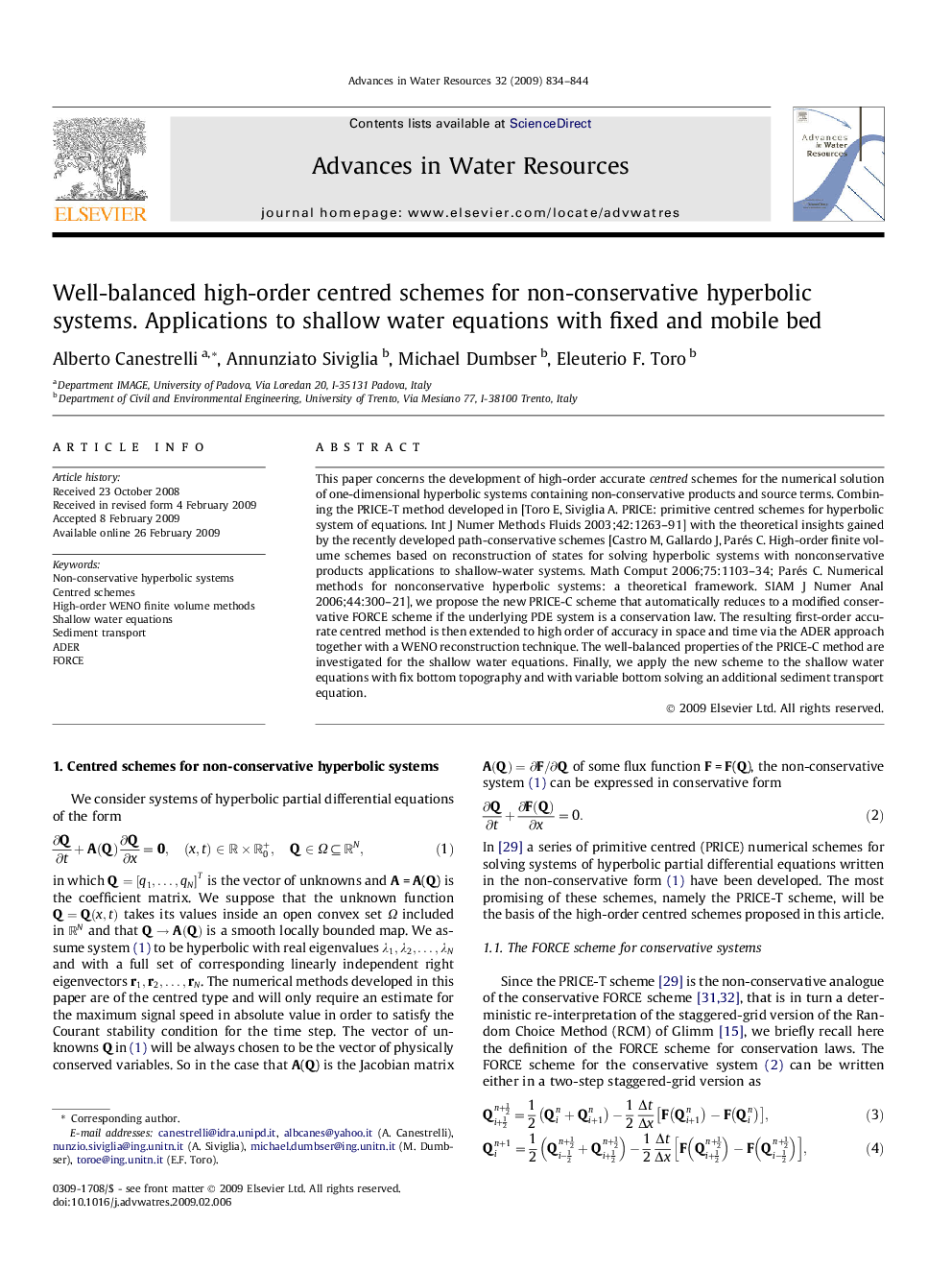 Well-balanced high-order centred schemes for non-conservative hyperbolic systems. Applications to shallow water equations with fixed and mobile bed