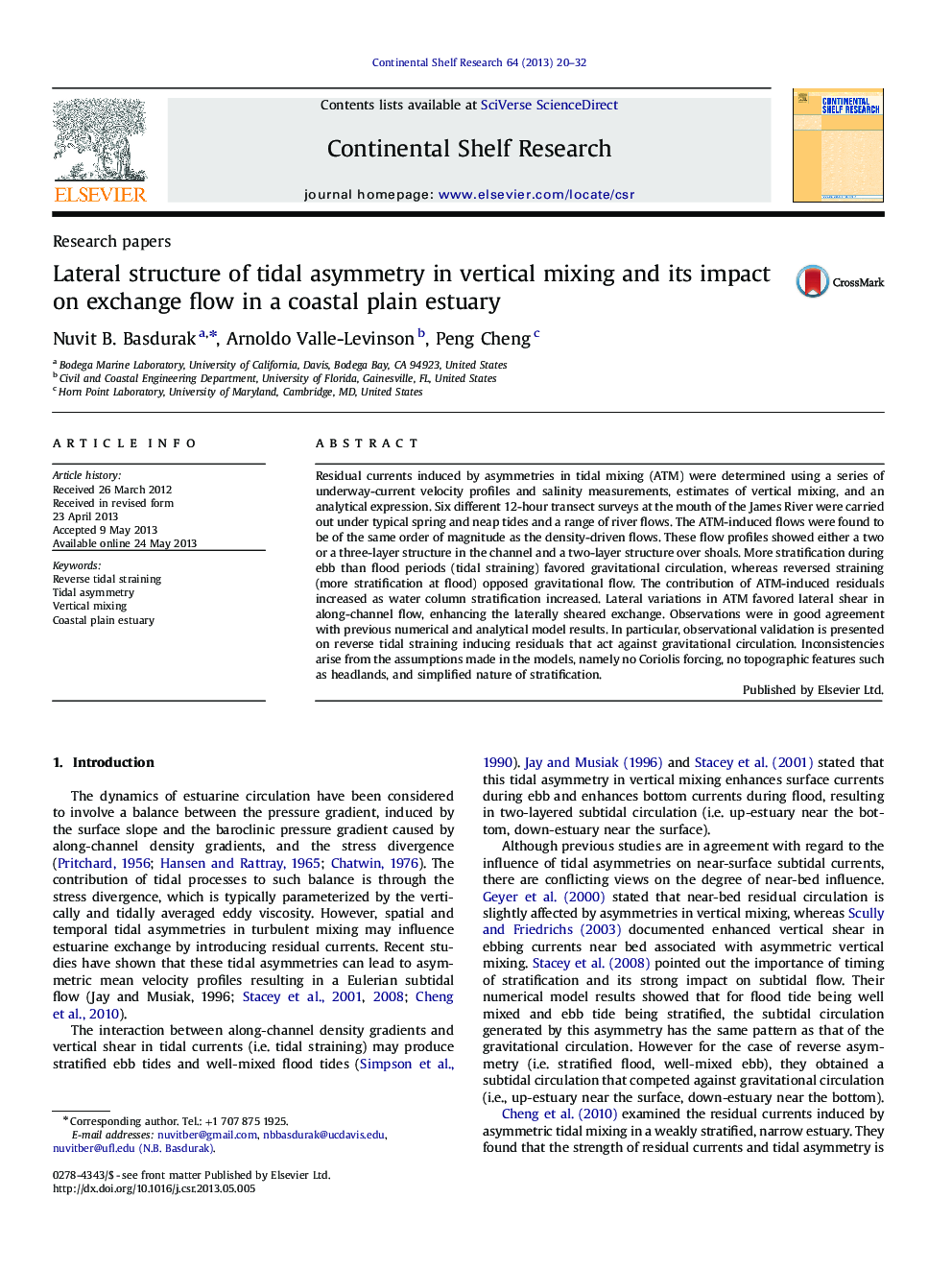 Lateral structure of tidal asymmetry in vertical mixing and its impact on exchange flow in a coastal plain estuary