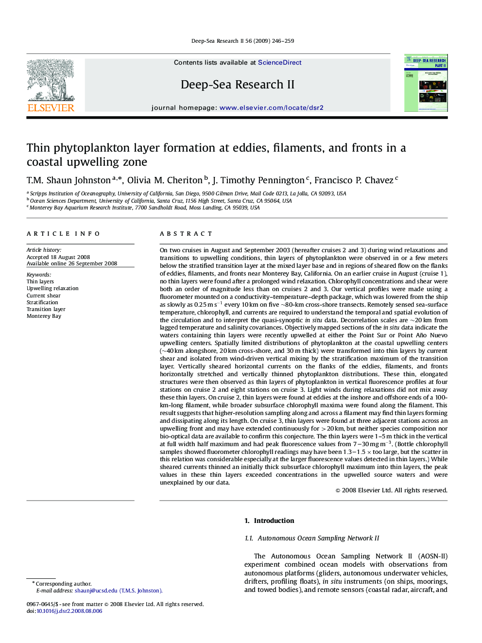 Thin phytoplankton layer formation at eddies, filaments, and fronts in a coastal upwelling zone