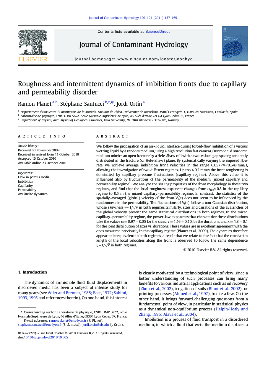 Roughness and intermittent dynamics of imbibition fronts due to capillary and permeability disorder