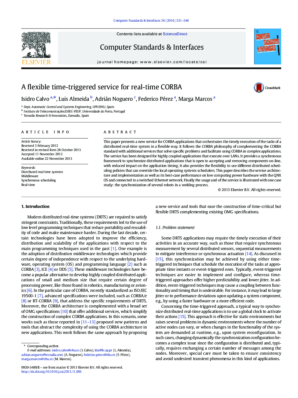 A flexible time-triggered service for real-time CORBA