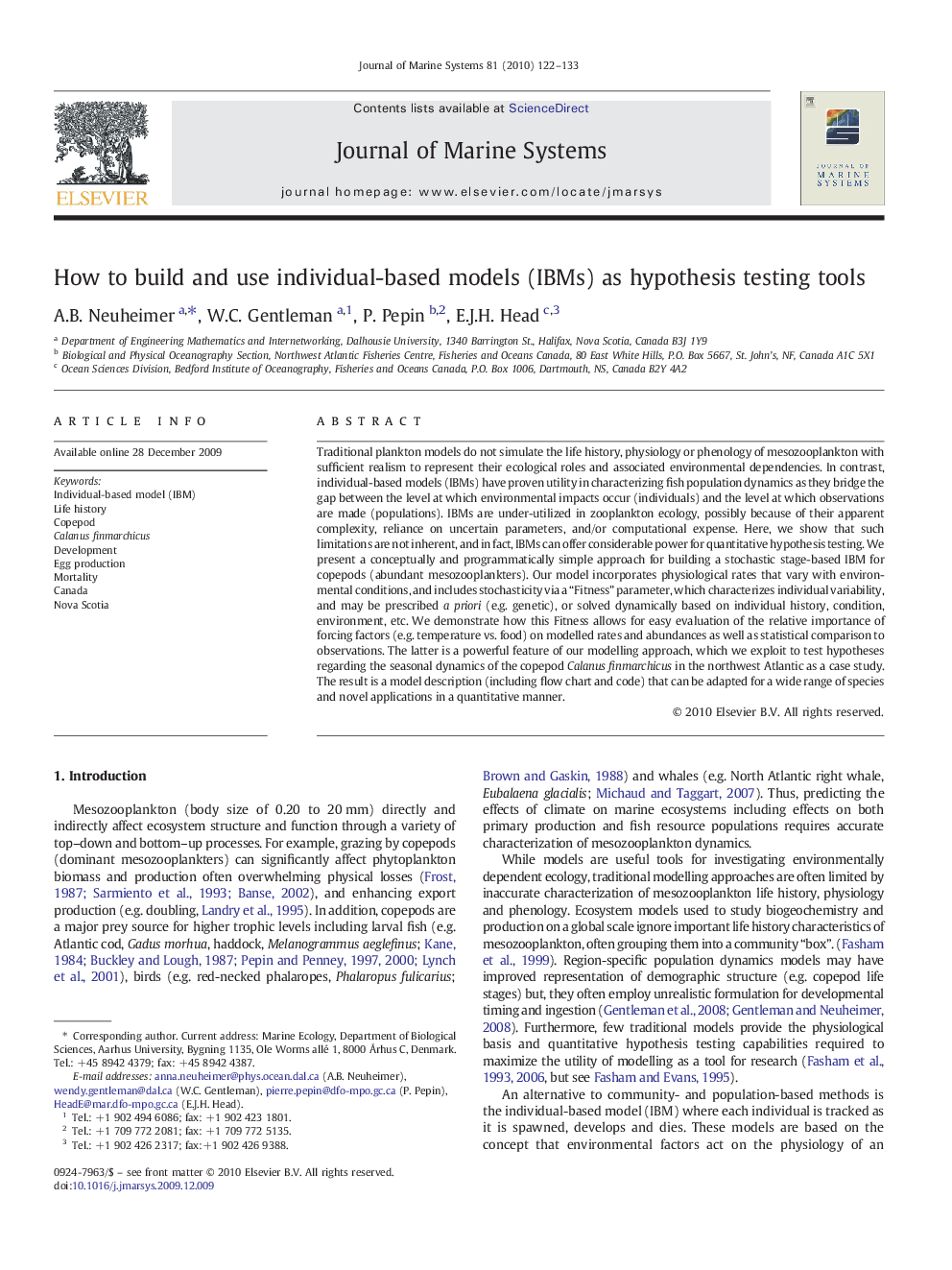 How to build and use individual-based models (IBMs) as hypothesis testing tools