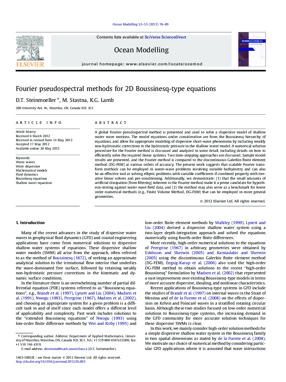 Fourier pseudospectral methods for 2D Boussinesq-type equations