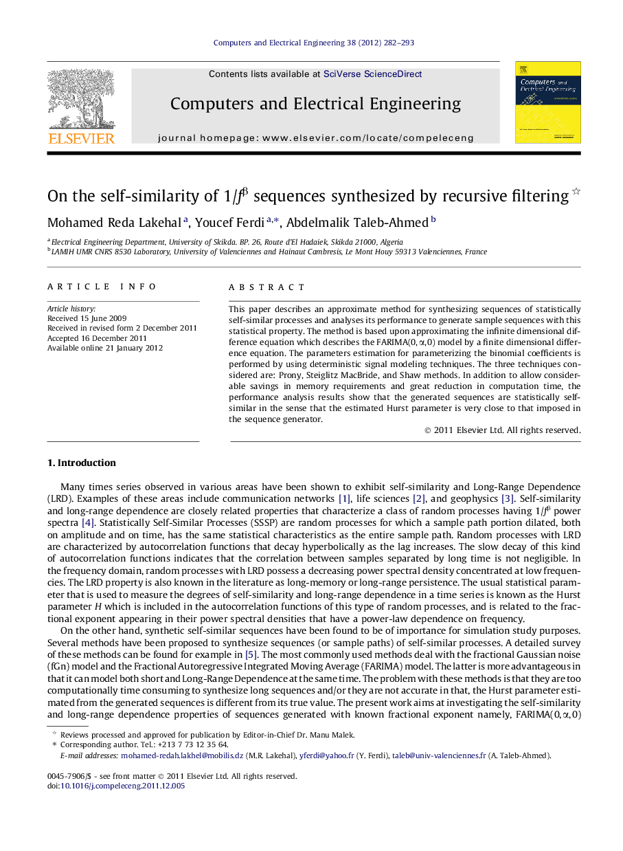 On the self-similarity of 1/fβ sequences synthesized by recursive filtering 