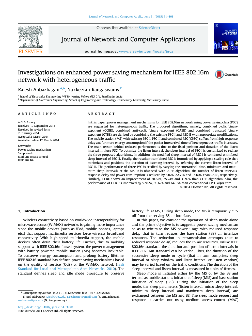 Investigations on enhanced power saving mechanism for IEEE 802.16m network with heterogeneous traffic