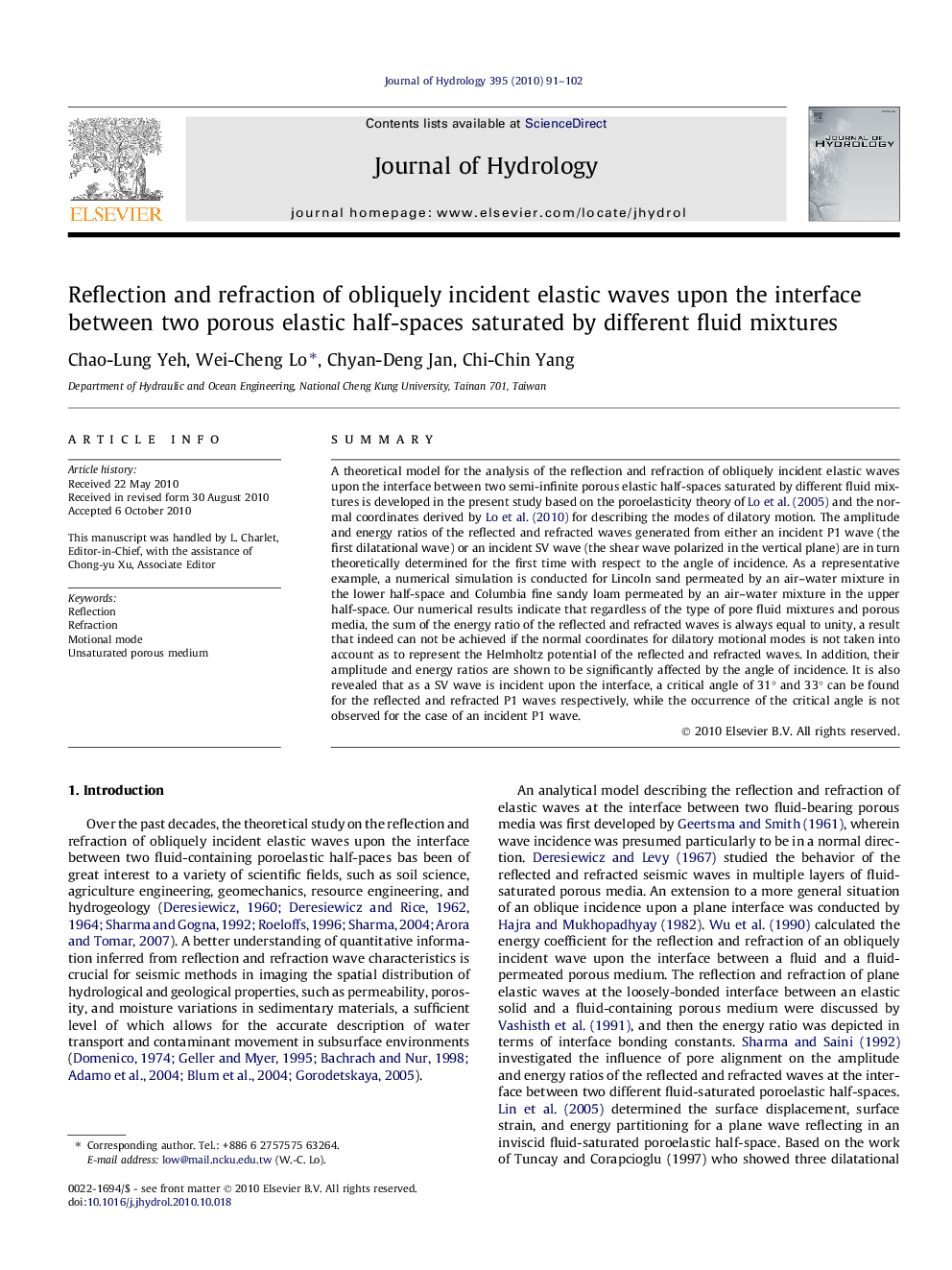 Reflection and refraction of obliquely incident elastic waves upon the interface between two porous elastic half-spaces saturated by different fluid mixtures