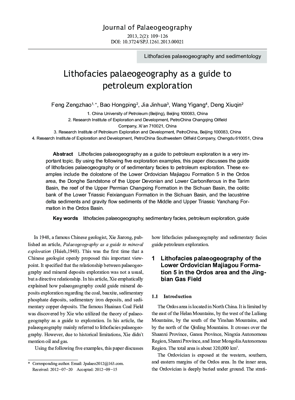 Lithofacies palaeogeography as a guide to petroleum exploration