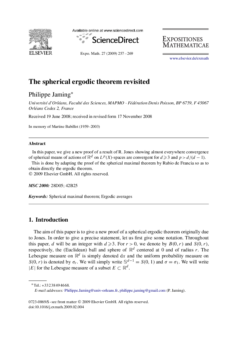 The spherical ergodic theorem revisited