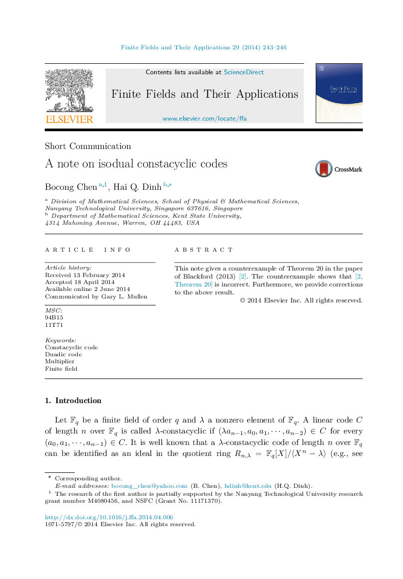 A note on isodual constacyclic codes