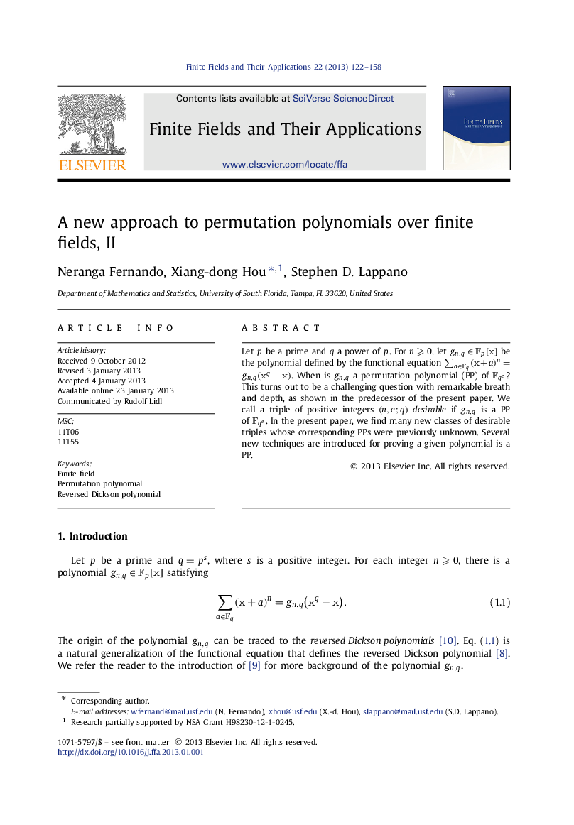 A new approach to permutation polynomials over finite fields, II