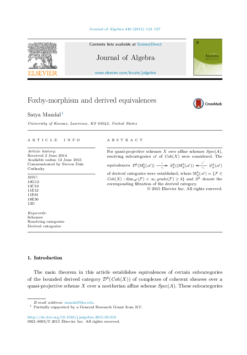 Foxby-morphism and derived equivalences