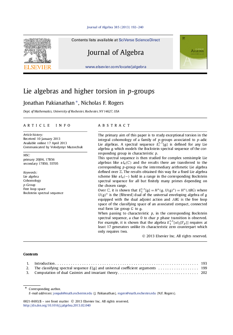 Lie algebras and higher torsion in p-groups