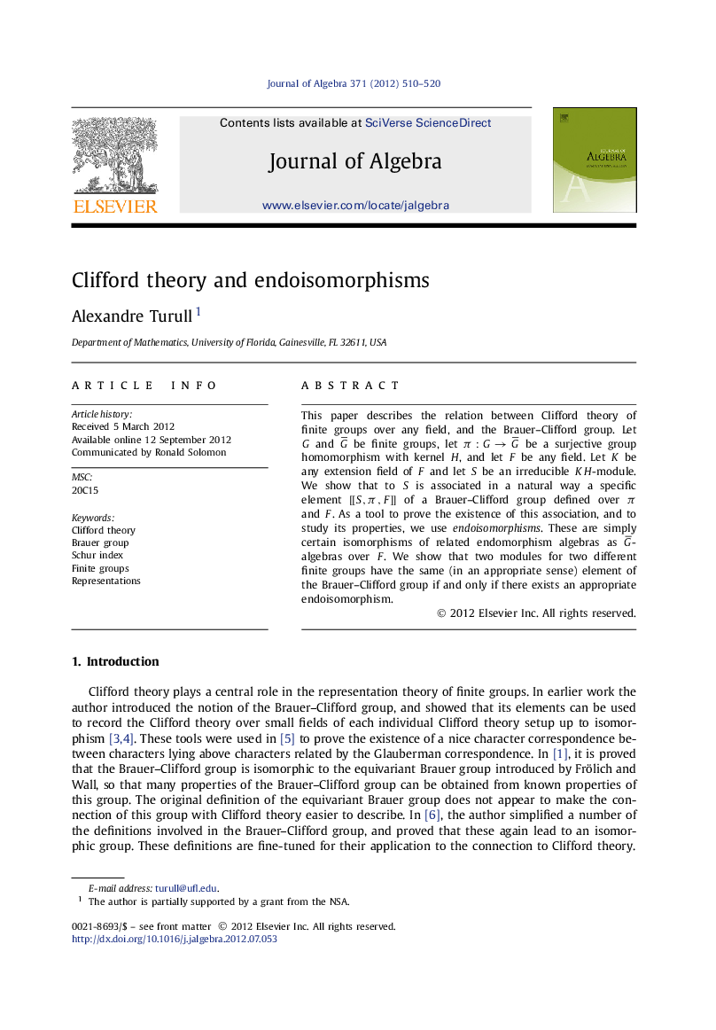 Clifford theory and endoisomorphisms
