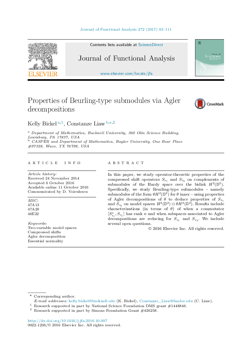 Properties of Beurling-type submodules via Agler decompositions