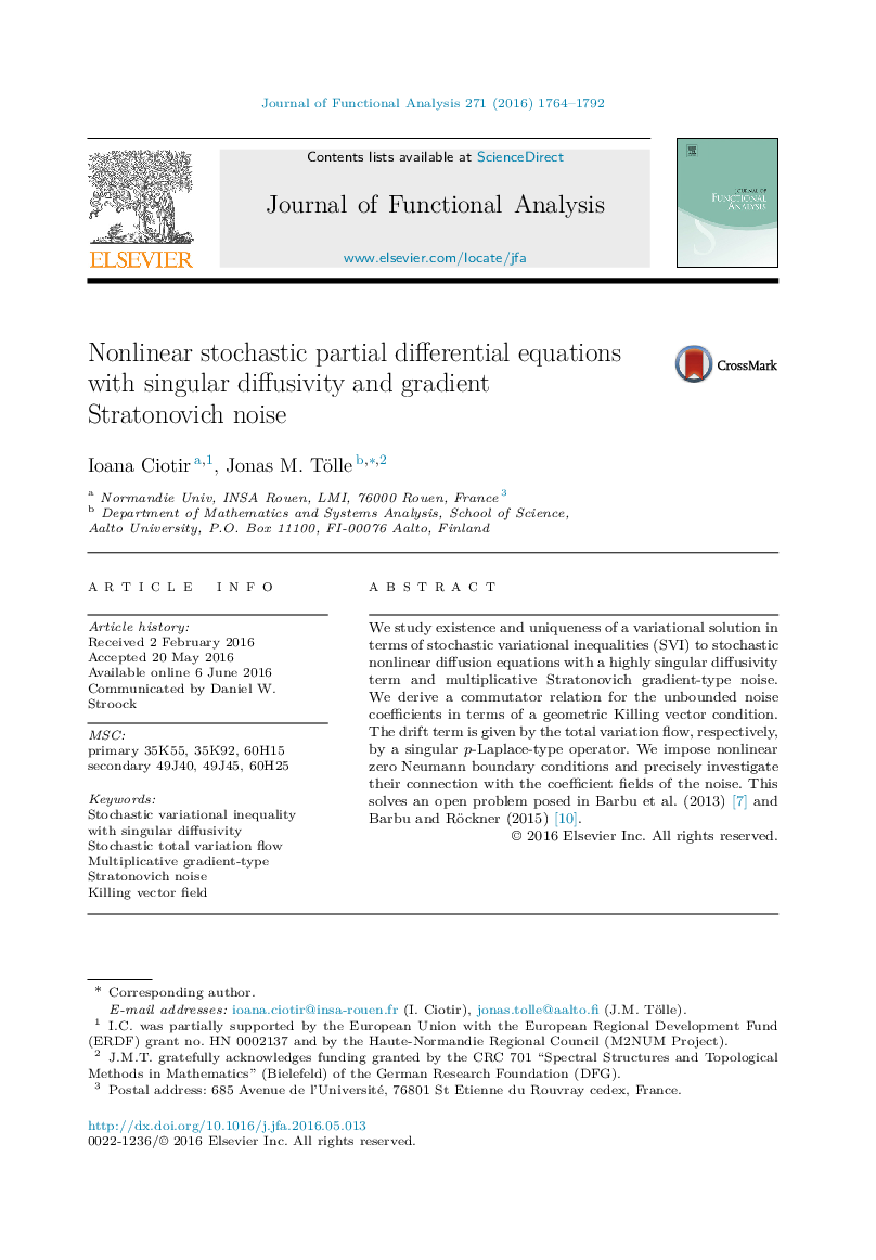 Nonlinear stochastic partial differential equations with singular diffusivity and gradient Stratonovich noise