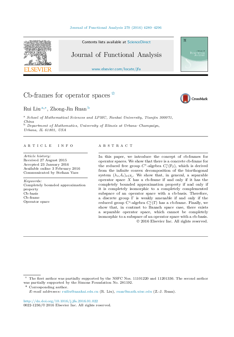 Cb-frames for operator spaces 