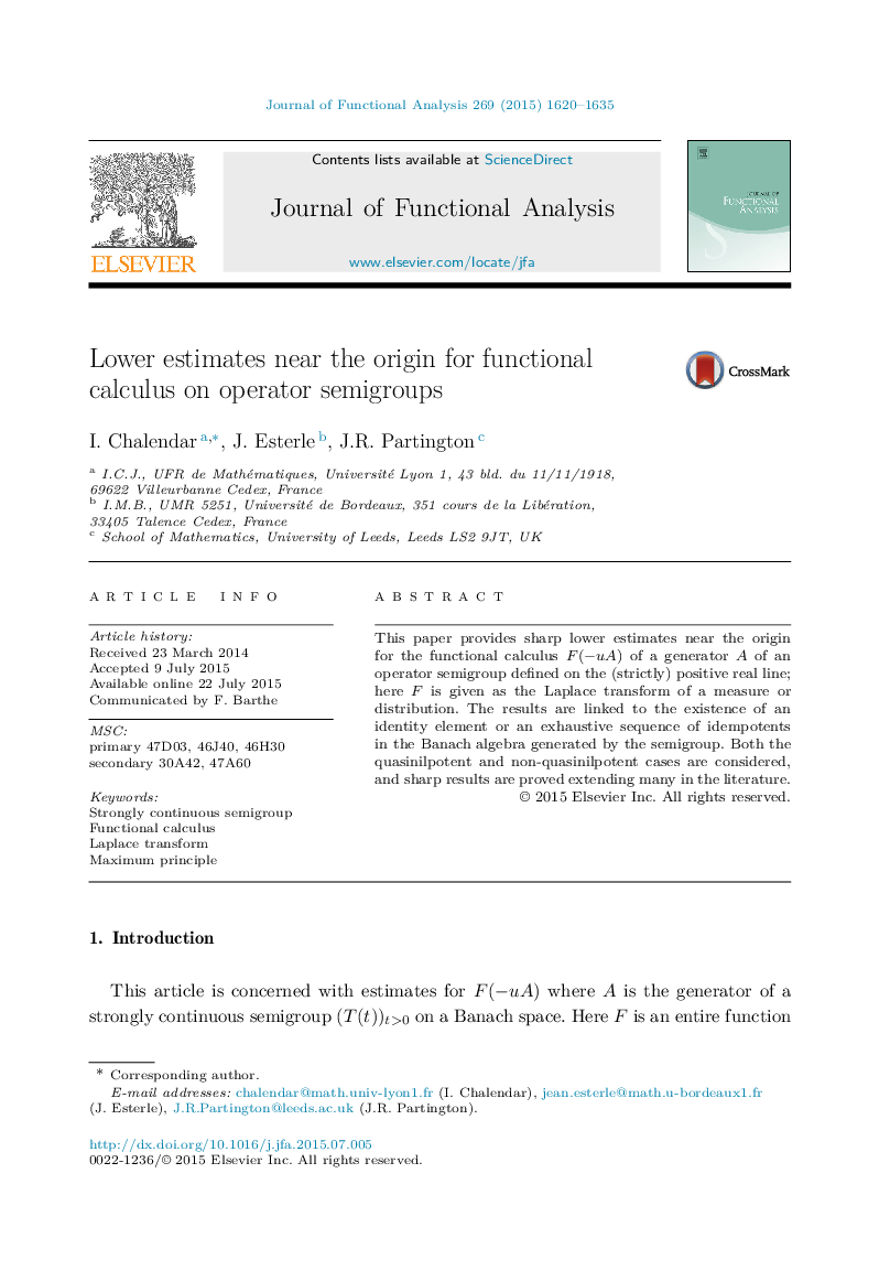 Lower estimates near the origin for functional calculus on operator semigroups