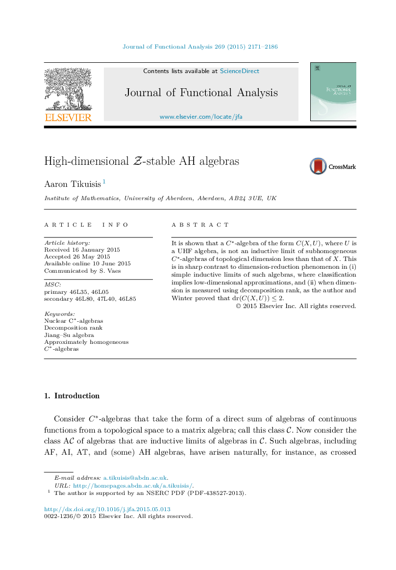 High-dimensional ZZ-stable AH algebras