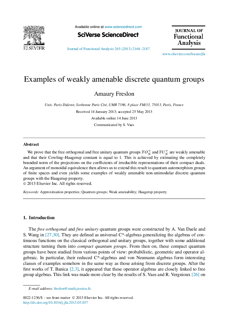 Examples of weakly amenable discrete quantum groups