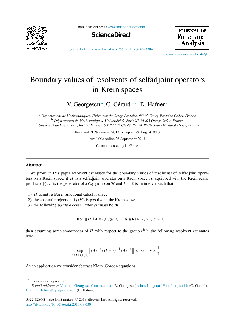 Boundary values of resolvents of selfadjoint operators in Krein spaces