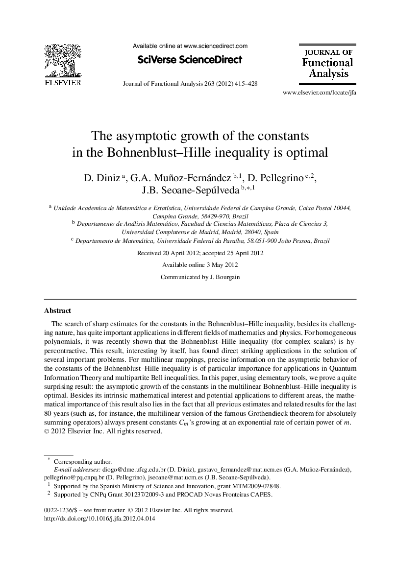 The asymptotic growth of the constants in the Bohnenblust–Hille inequality is optimal