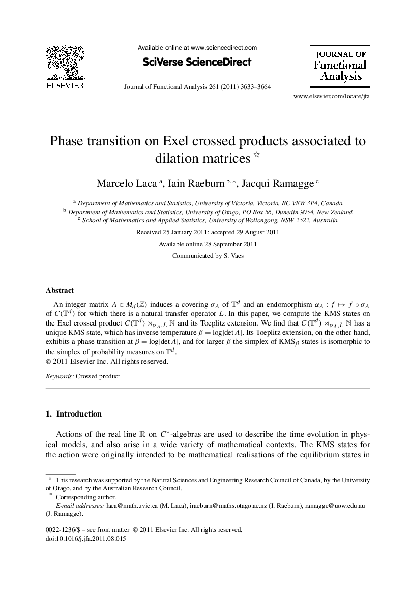 Phase transition on Exel crossed products associated to dilation matrices 