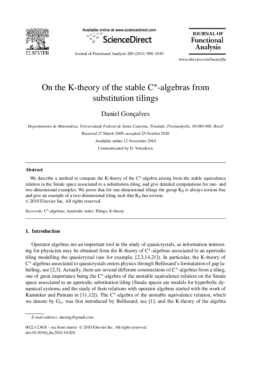 On the K-theory of the stable C⁎-algebras from substitution tilings