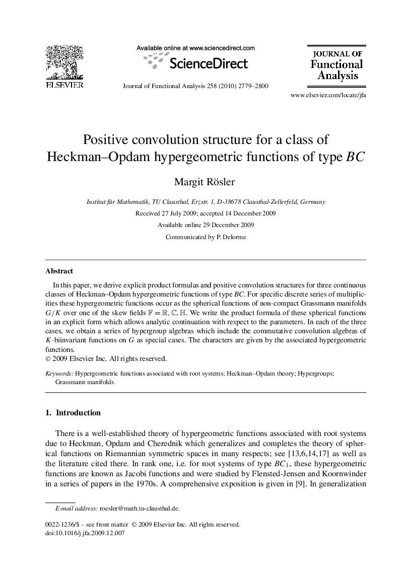 Positive convolution structure for a class of Heckman–Opdam hypergeometric functions of type BC